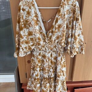 Floral V-Neck Dress